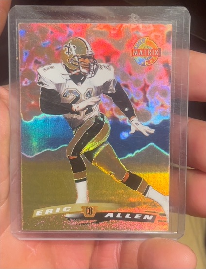 1996 Topps Stadium Club Dot Matrix #54 Eric Allen — front