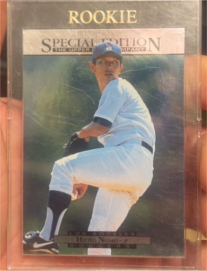 1995 Upper Deck Special Edition #168 Hideo Nomo — front