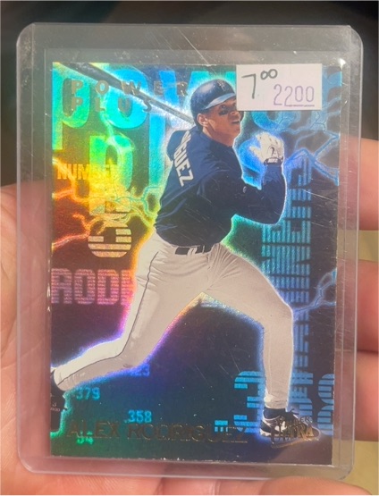 1995 Fleer Hot Numbers #4 Ken Griffey Jr. — front