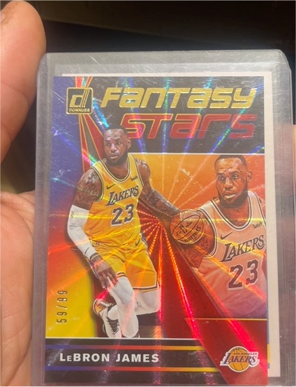 2019-20 Donruss Fantasy Stars #4 LeBron James — front