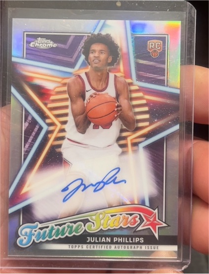 2023-24 Topps Chrome Future Stars Autographs #FSA-JP Julian Phillips — front
