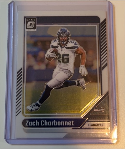 2024 Panini Donruss Optic #179 Zach Charbonnet — front