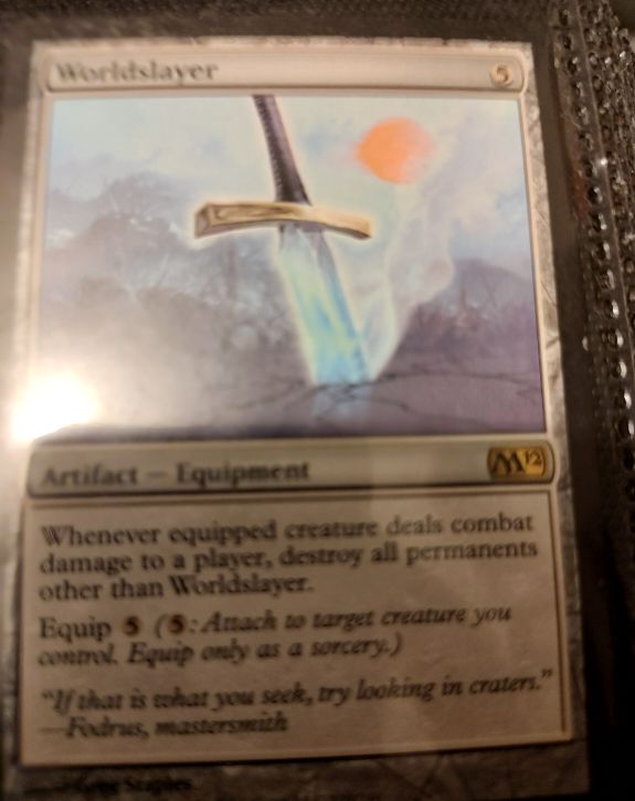 2011 Magic 2012 #222 Worldslayer — front