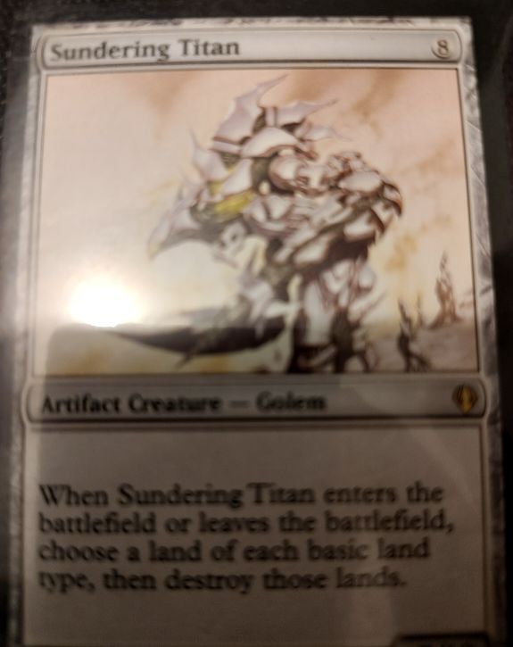 2004 Magic: The Gathering #146 Sundering Titan — front