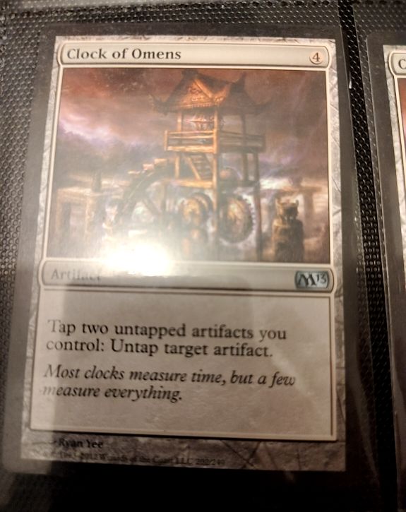 2013 Magic: The Gathering Core Set #202 Clock of Omens — front