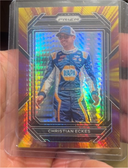 2023 Panini Prizm Racing #18 Christian Eckes — front