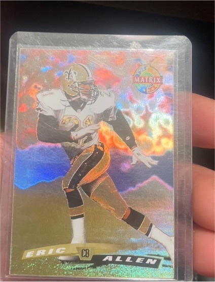 1996 Topps Stadium Club Dot Matrix #54 Eric Allen — front