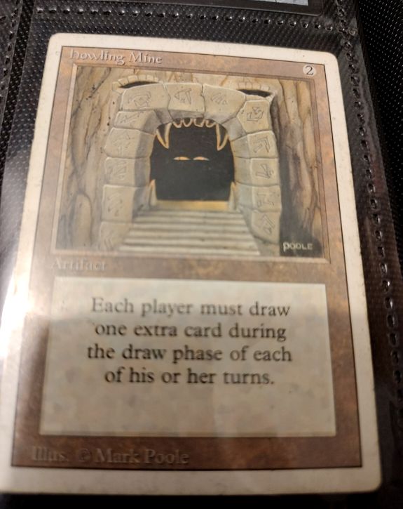 1994 Magic: The Gathering #2 Howling Mine — front
