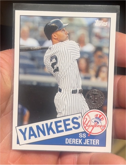 2020 Topps Update #85TB-1 Derek Jeter New York Yankees 1985 35th Anniversary — front