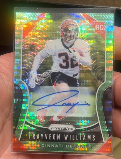 2019 Panini Prizm #329 Trayveon Williams — front