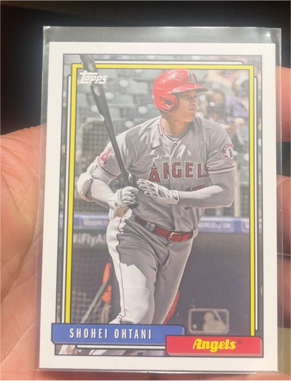 2021 Topps Update #T92-4 Shohei Ohtani 1992 Topps Redux — front