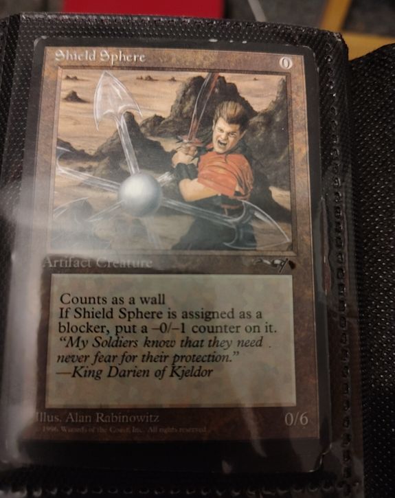 Shield Sphere (1996) Magic: The Gathering — front