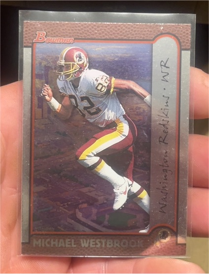 1999 Bowman #2 Michael Westbrook — front