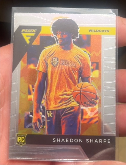 2022 Panini Chronicles Draft Picks #8 Shaedon Sharpe Flux — front