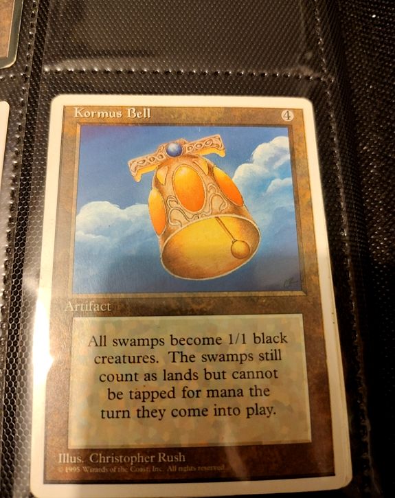 1993 Magic: The Gathering Kormus Bell — front