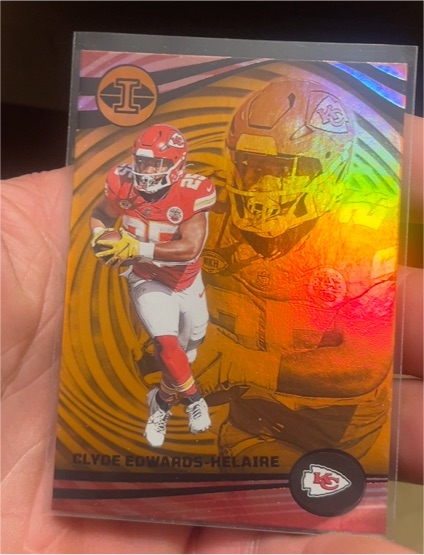 2023 Panini Illusions Orange #54 Clyde Edwards-Helaire — front