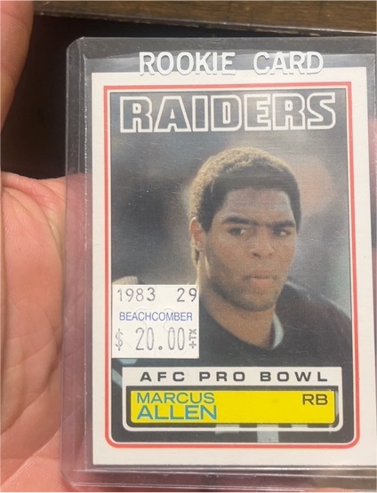 1983 Topps #294 Marcus Allen — front