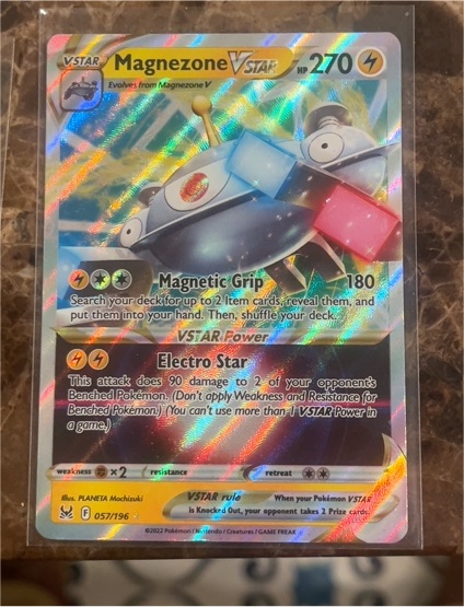 2022 Pokemon TCG Magnezone VSTAR #057/196 — front