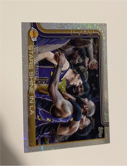 2025-26 Topps Showtime! #293 Stars Shine In LA Los Angeles Lakers — front