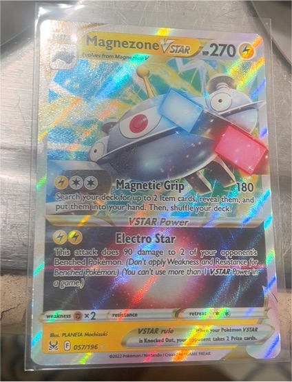 2022 Pokemon Lost Origin #057 Magnezone VSTAR — front