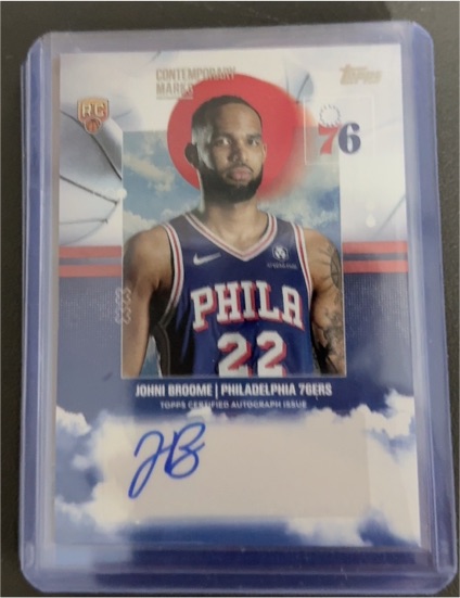 2025-26 Topps Contemporary Marks #CM-JO Johni Broome — front