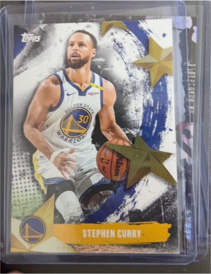 2025-26 Topps Stars of the NBA #SA-5 Stephen Curry — front