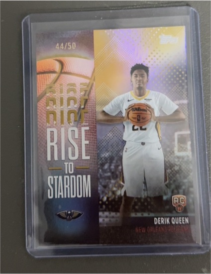 2025-26 Topps #RTS-13 Derik Queen Rise to Stardom — front