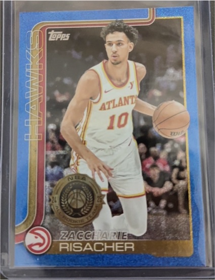 2025-26 Topps #62 Zaccharie Risacher — front