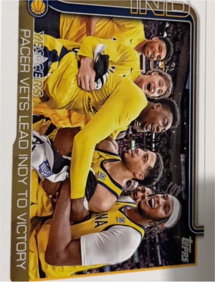 2025-26 Topps #280 Yes'Cers: Pacer Vets Lead Indy To Victory — front