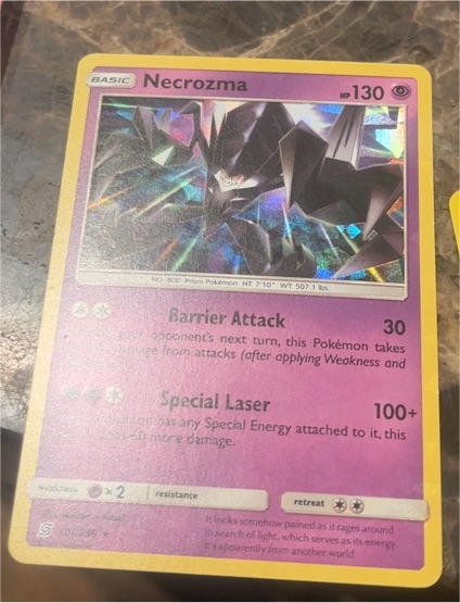 2019 Pokemon Unified Minds #101 Necrozma — front