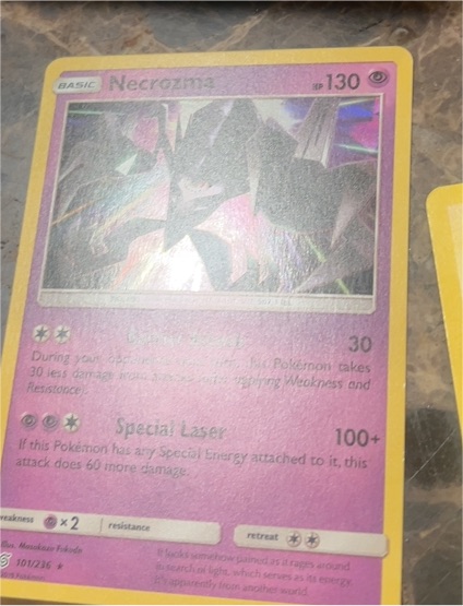 2019 Pokemon Unified Minds #101 Necrozma — front