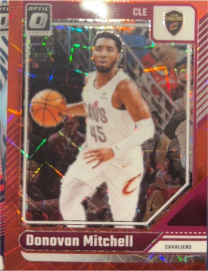 2024-25 Donruss Optic #91 Donovan Mitchell Cleveland Cavaliers — front