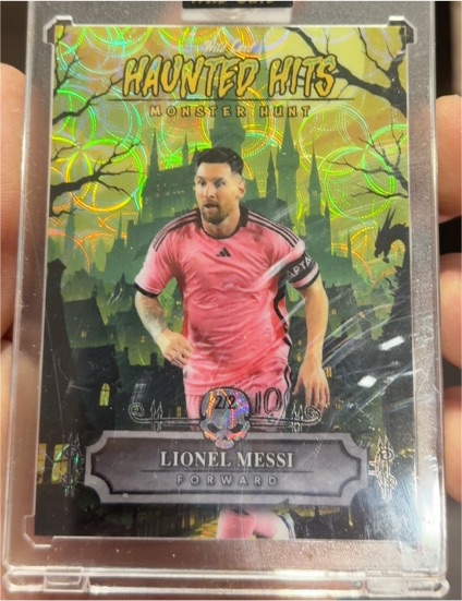 2025 Wild Card Haunted Hits Monster Hunt #2/2 Lionel Messi — front