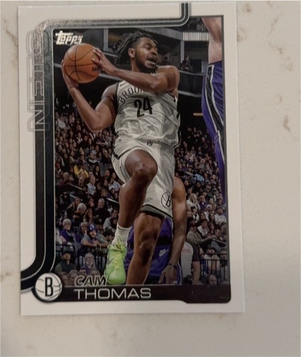 2025-26 Topps Basketball #11 Cam Thomas — front