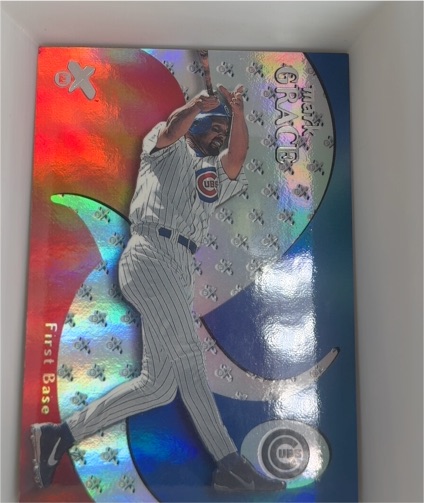 2000 Fleer E-X #43 Mark Grace — front