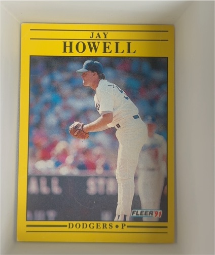 1991 Fleer #209 Jay Howell — front
