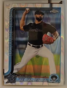 2025 Topps Chrome #126 Sandy Alcantara — front