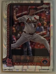 2025 Topps Series 1 #193 Michael McGreevy — front