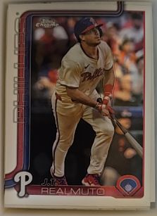 2025 Topps Chrome #2 J.T. Realmuto — front