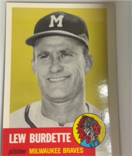 1991 Topps Archives 1953 #310 Lew Burdette — front