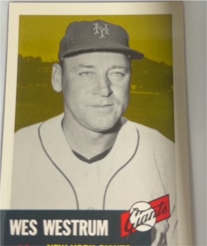 1991 Topps Archives 1953 #323 Wes Westrum — front