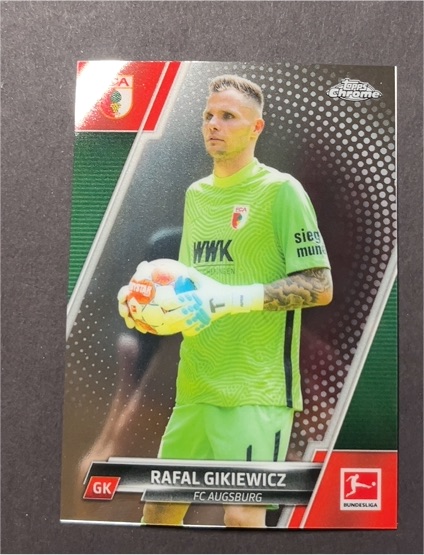 2021-22 Topps Chrome Bundesliga #4 Rafal Gikiewicz — front