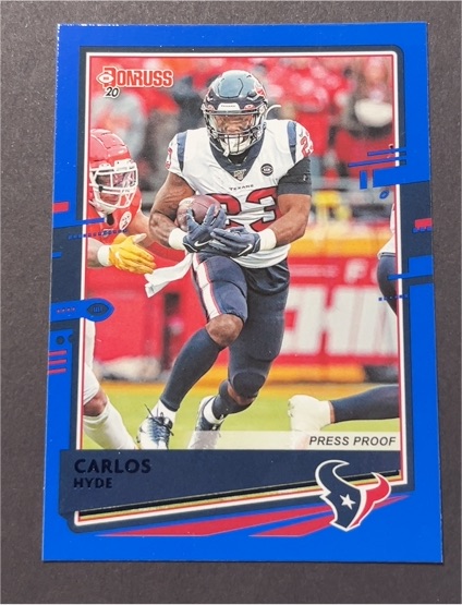 2020 Donruss #114 Carlos Hyde — front