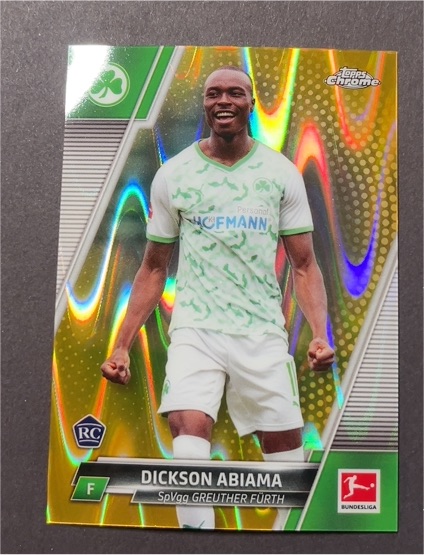 2021-22 Topps Chrome Bundesliga #45 Dickson Abiama — front
