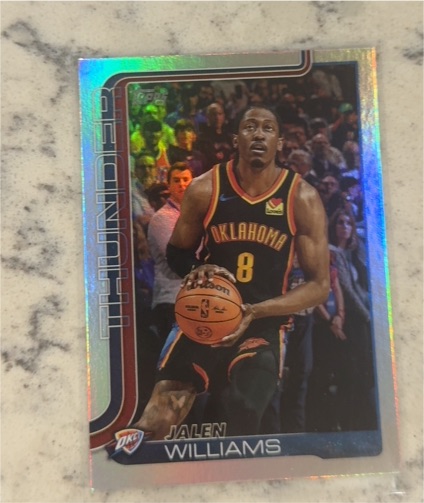 2025-26 Topps Basketball #116 Jalen Williams — front