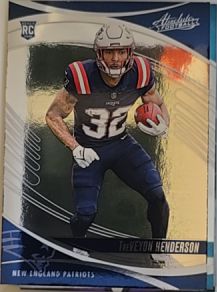 2025 Panini Absolute #188 TreVeyon Henderson — front