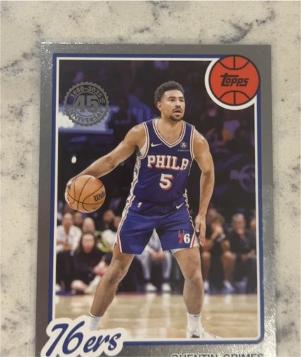 2025-26 Topps Basketball #80BK-46 Quentin Grimes — front
