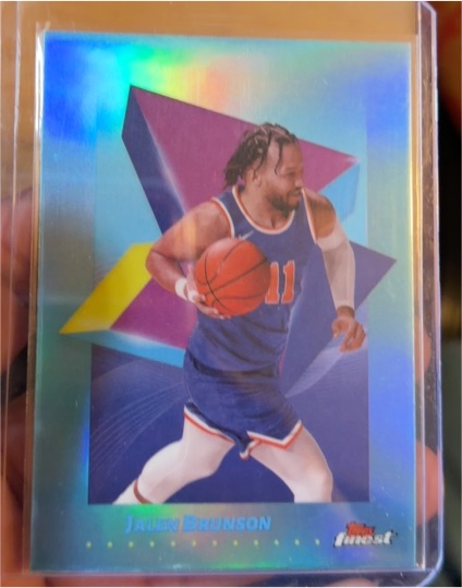 2024-25 Topps Finest #64 Jalen Brunson — front