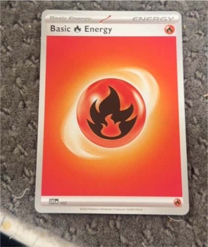 2023 Pokémon SVE 002 Basic Fire Energy — front