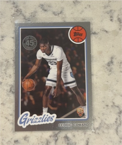 2025-26 Topps Basketball 45th Anniversary #80BK-58 Cedric Coward — front